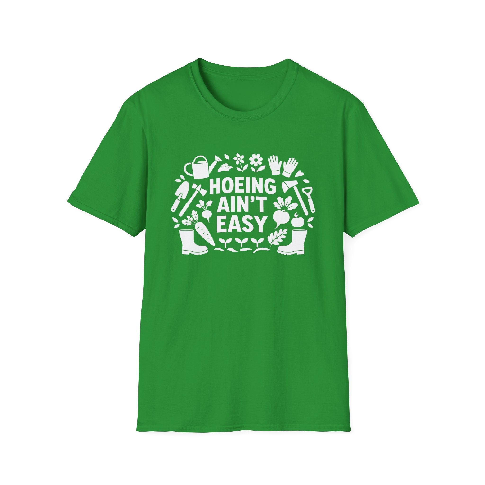 Cadeau de Jardinage Drole T Shirt Jardinier Humour Hoeing Aint Easy Chemise Jardinage