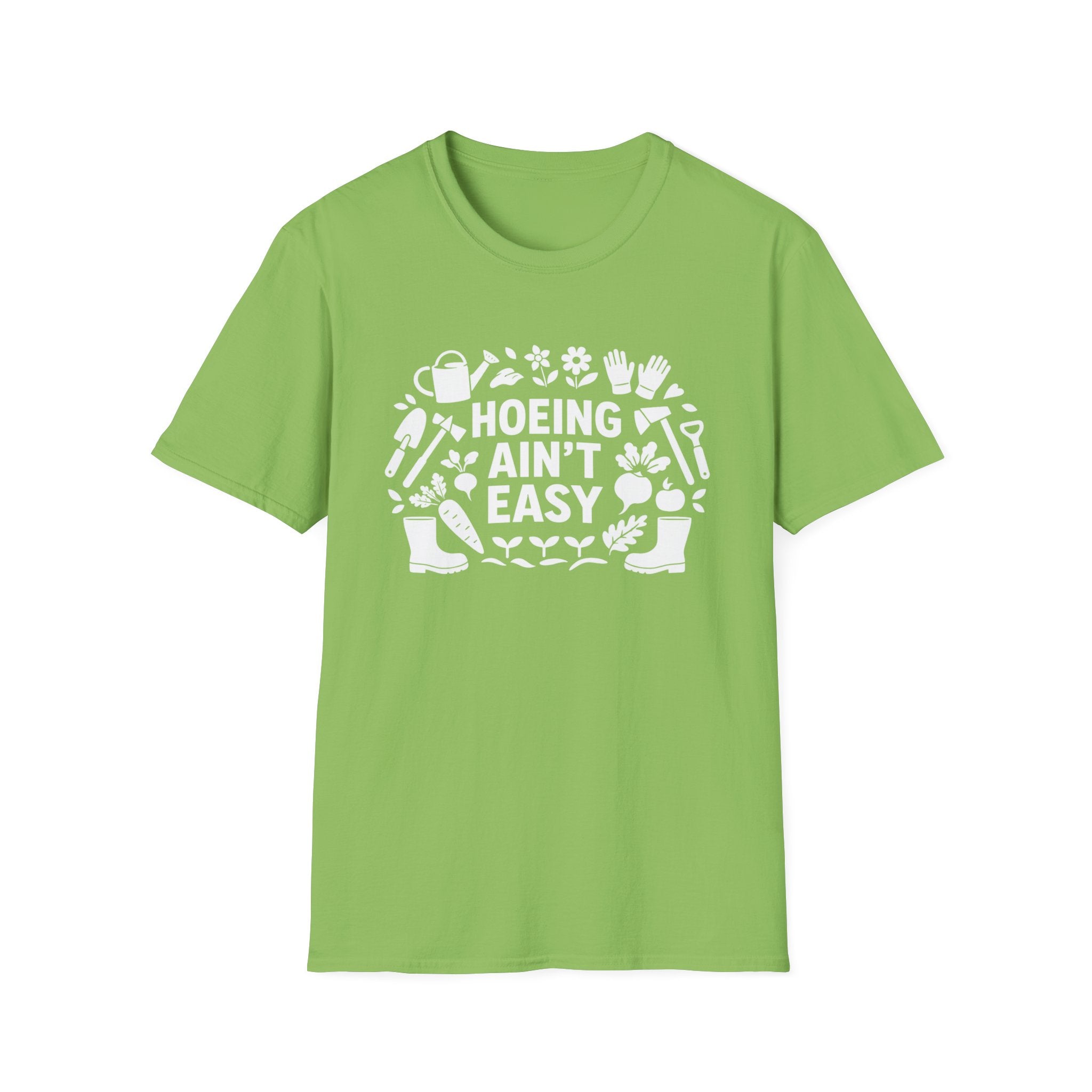 Cadeau de Jardinage Drole T Shirt Jardinier Humour Hoeing Aint Easy Chemise Jardinage