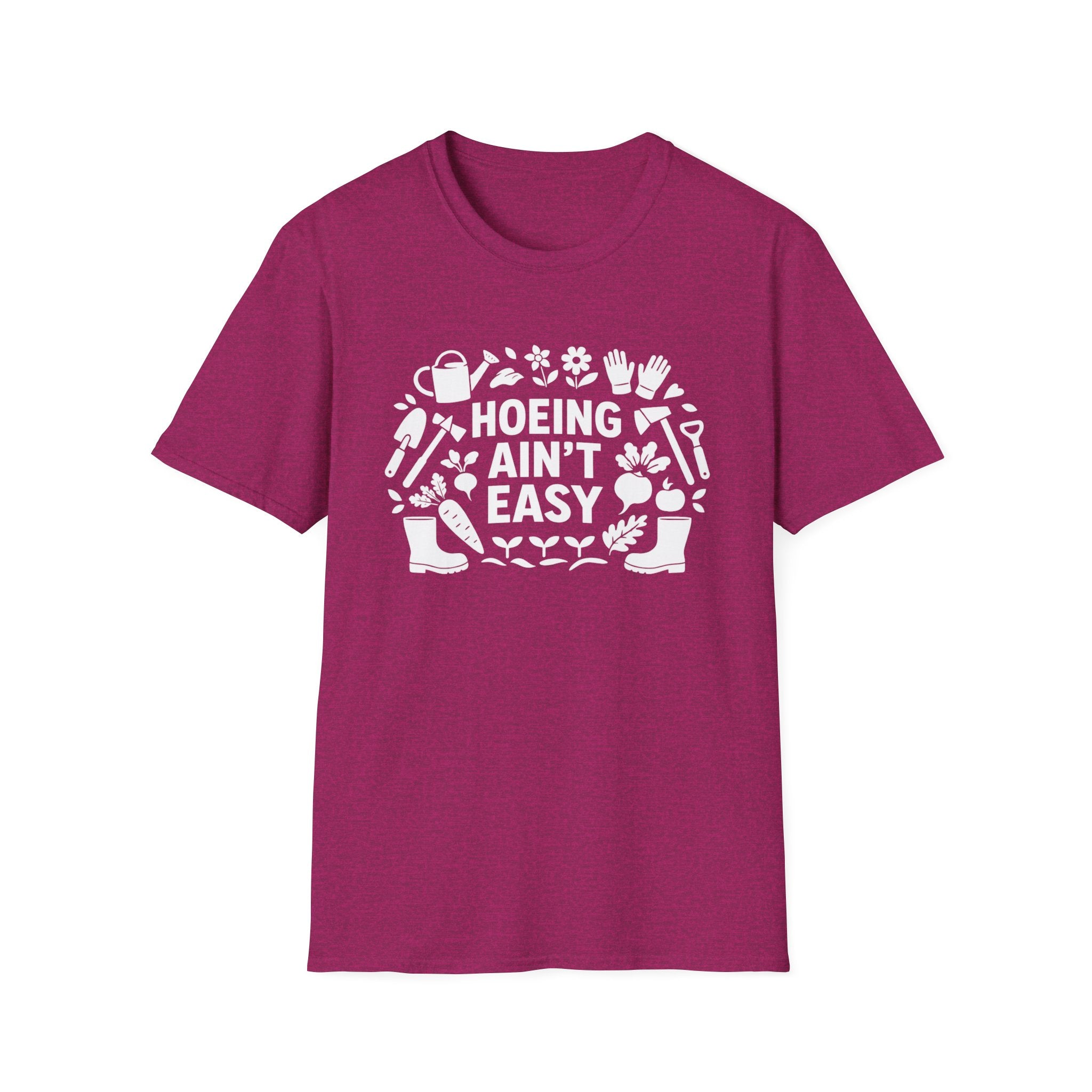 Cadeau de Jardinage Drole T Shirt Jardinier Humour Hoeing Aint Easy Chemise Jardinage