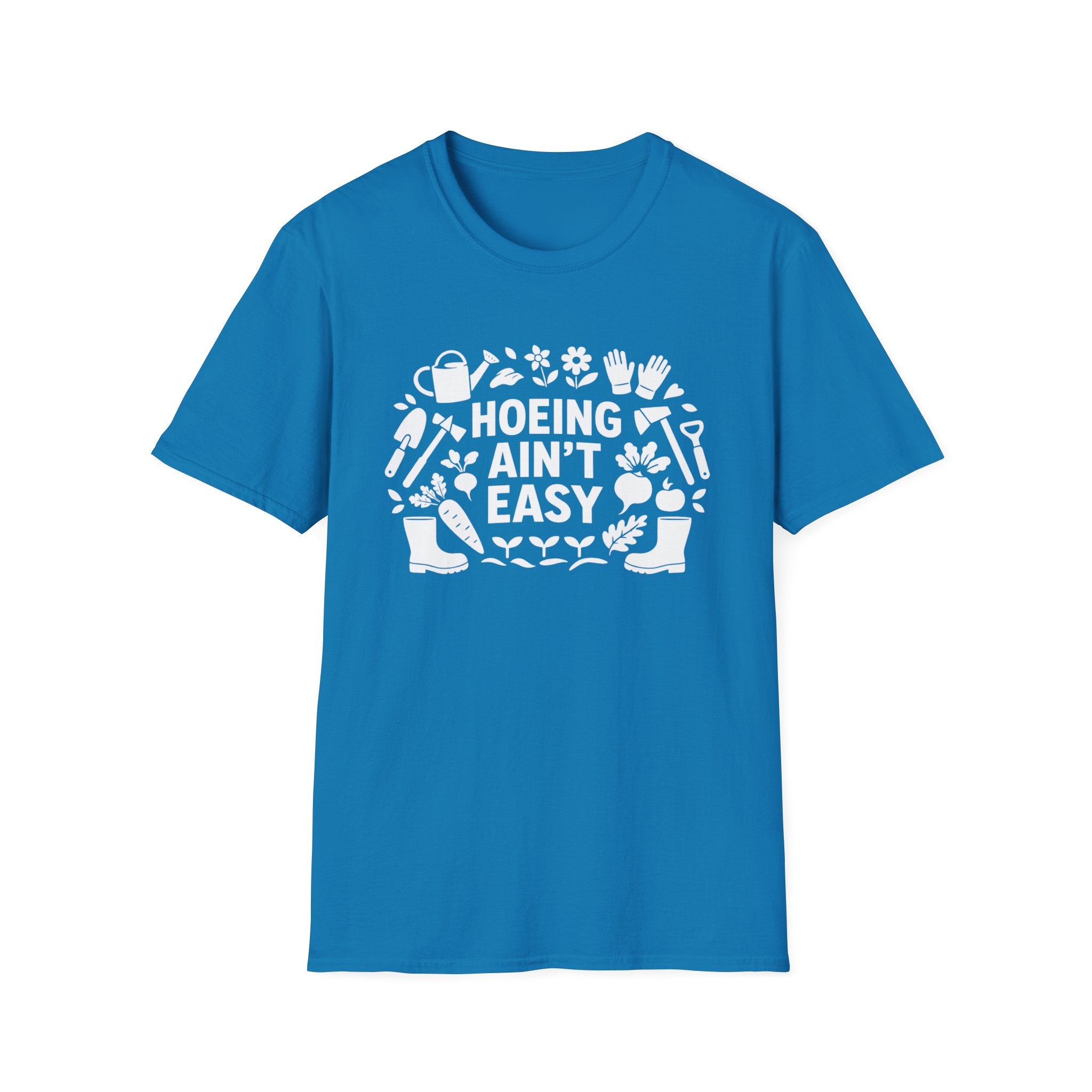 Cadeau de Jardinage Drole T Shirt Jardinier Humour Hoeing Aint Easy Chemise Jardinage