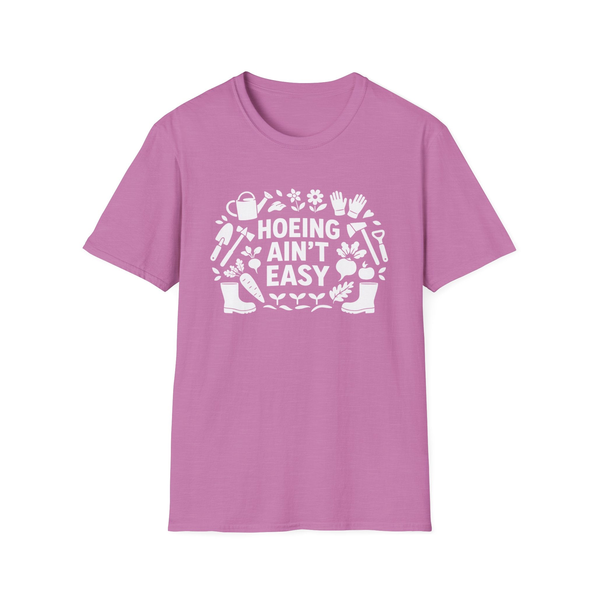 Cadeau de Jardinage Drole T Shirt Jardinier Humour Hoeing Aint Easy Chemise Jardinage