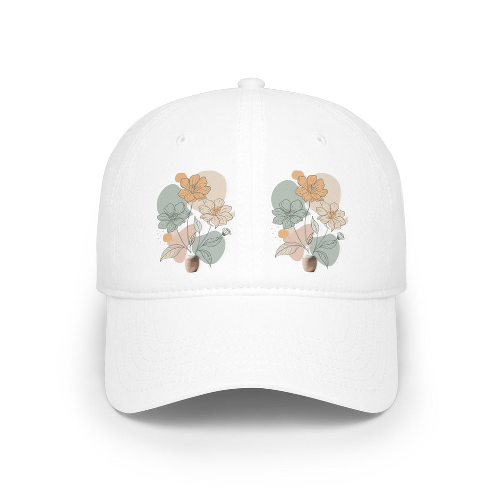 Casquette florale retro imprimee Casquette botanique feminine Accessoire mode cadeau femme
