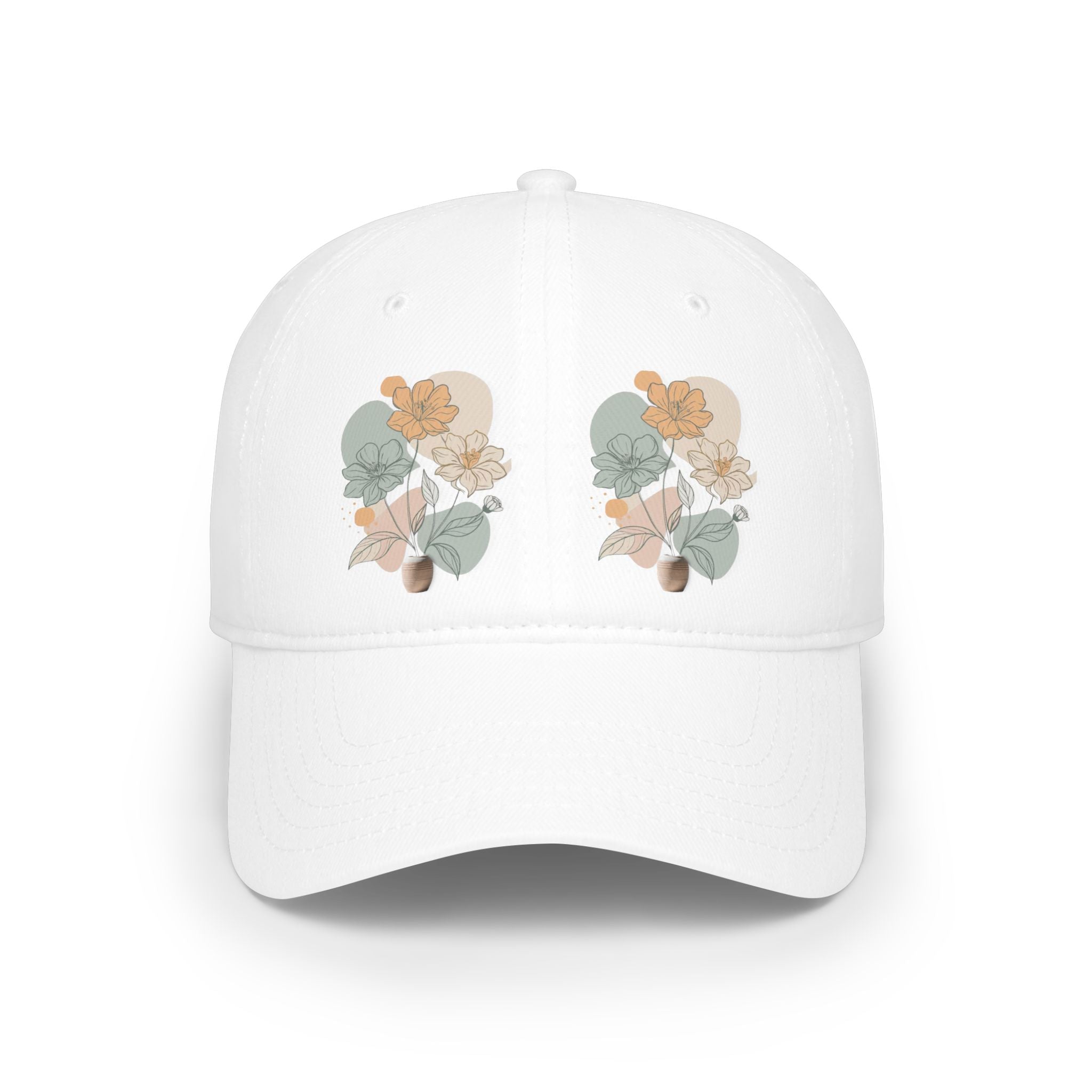 Casquette florale retro imprimee Casquette botanique feminine Accessoire mode cadeau femme